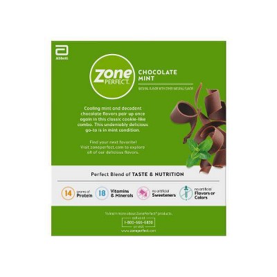 ZonePerfect Protein Bar Chocolate Mint - 10 ct/17.6oz_2