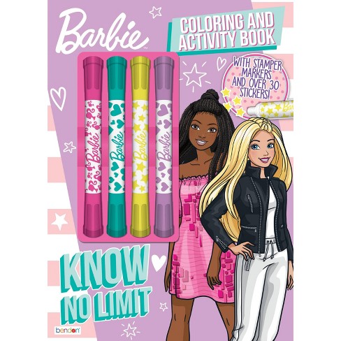 Barbie: Giant Coloring Book - by Mattel (Paperback)