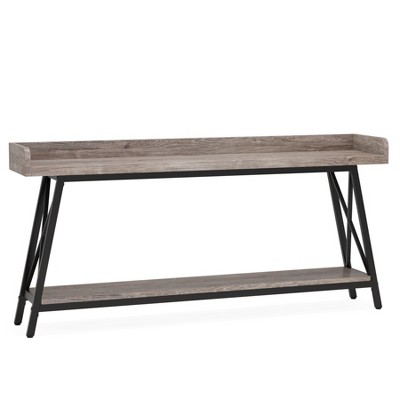 Tribesigns 70.87“ 2-Tier Narrow Sofa Table