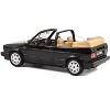 1992 Volkswagen Golf Cabriolet Black 1/18 Diecast Model Car by Norev - 2 of 4