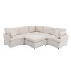 NicBex Modern 100.4" Sectional Sofa Modular U Shape Sofa Couch with Removable Ottoman for Living Room Apartment - 4 of 4