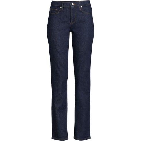 Lands' End Lands' End Women's Elastic Waist Pull On Skinny Legging Jeans -  Blue : Target