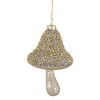 Northlight Mushroom Glass Christmas Ornament - 4.75" - Champagne Gold  Finish - image 4 of 4