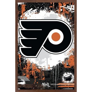 Trends International NHL Philadelphia Flyers - Maximalist Logo 23 Framed Wall Poster Prints - 1 of 4