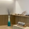 Uniquewise 27" Contemporary Bamboo Floor Flower Vase Hourglass Design for Dining, Living Room, Entryway Decoration - 3 of 4