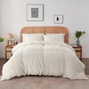 Peace Nest Linen Cotton Blend Duvet Cover Set, Durable, Breathable & Moisture-Wicking, 3 Piece Bedding Set with Pillow Shams - 3 of 4