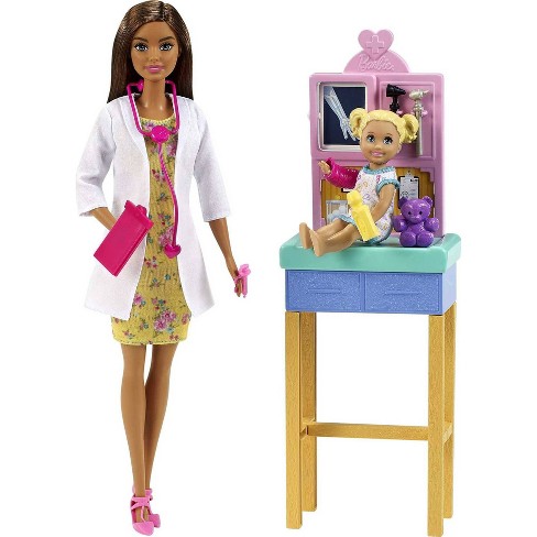 barbie Careers Pediatrician Doll Playset : Target