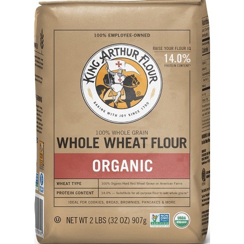 King Arthur Flour 100 Organic Whole Wheat Flour 32oz Target