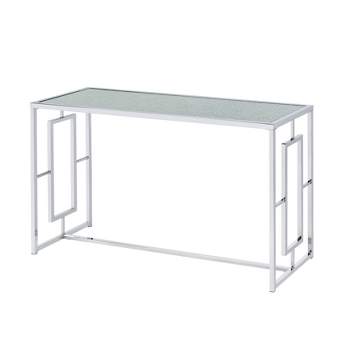 Marcha Glam Rectangle Sofa Table Chrome - HOMES: Inside + Out