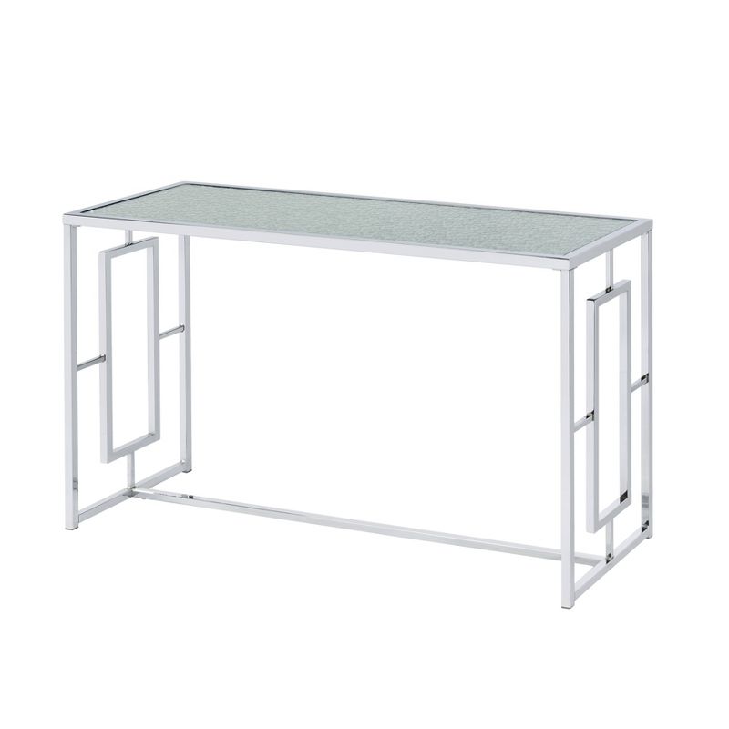 Marcha Glam Rectangle Sofa Table Chrome - HOMES: Inside + Out, 1 of 9