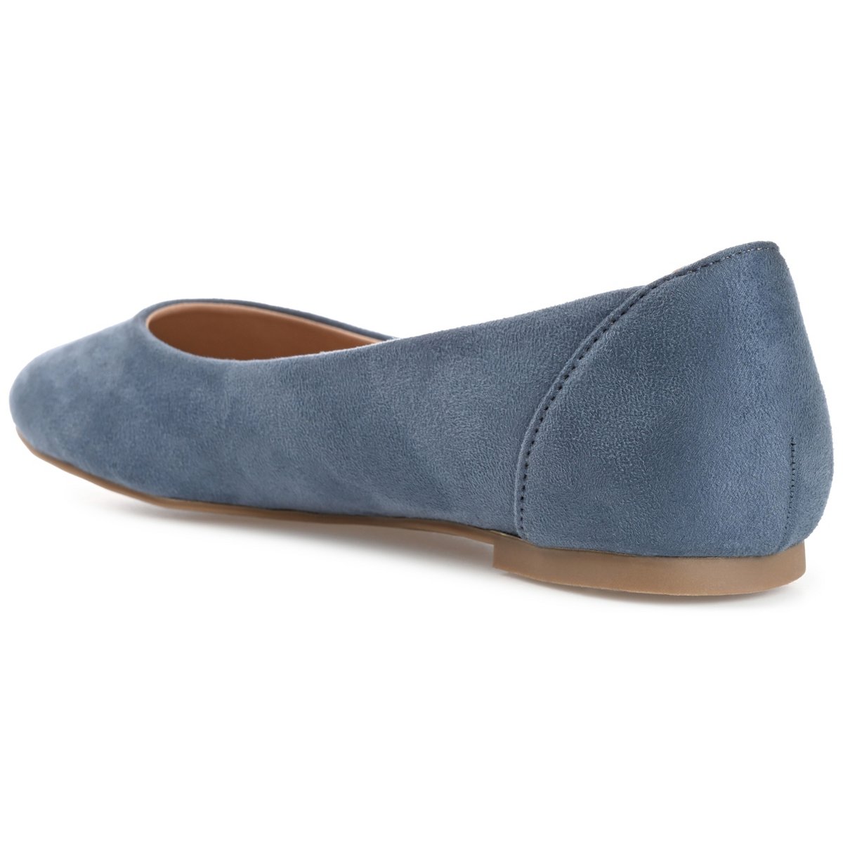 Обувь Journee Collection Women's Kavn Comfort Insole Slip On Round Toe Ballet Flats Blue 6 — фото 7