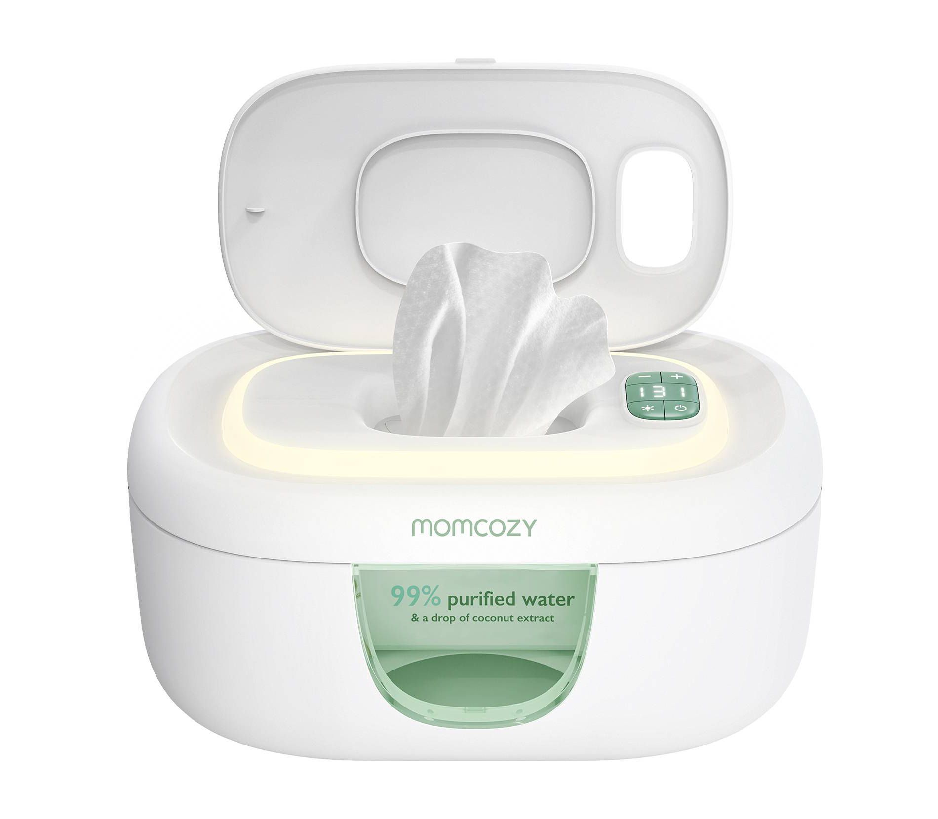 Momcozy Large Capacity Baby Wipe Warmer - White