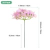 Unique Bargains Plastic Durable Realistic Reusable Silk Hydrangea Flowers with Stems for Home Decor/Wedding 9.84 In - 3 of 4
