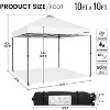 Yaheetech 10x10 Pop Up Canopy with One Push Setup - 3 of 4