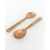 Slickblue Mango Wood Salad Servers, Hand-Carved, Perfect for Serving, 2 Style Options - 4 of 4