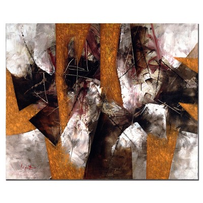 Trademark Fine Art -'Abstract III' Canvas Art - 32''x26''