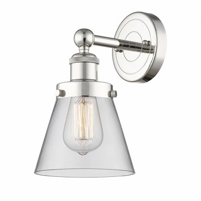 Cone - 1 Light Wall Sconce In Industrial Style-10 Inches Tall and 6.5 Inches Wide