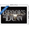 Trends International Brooks & Dunn - Logo Framed Wall Poster Prints - 3 of 4