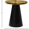 Meridian Furniture,Martini Gold Iron End / Side Table - 4 of 4