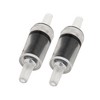 Unique Bargains Aquarium Plastic One Way Non-return Air Pump Check Valves Black Clear 2 Pcs - 3 of 3