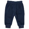 Chick Pea Baby Boy Infant and Newborn Adorable Outdoor Pants set 2 Pack Football MVP Navy Blue 3-6M - 4 of 4