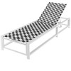 Costway Patio Lounge Chair Chaise Adjustable Reclining Chair Garden Deck Wheel - image 2 of 4