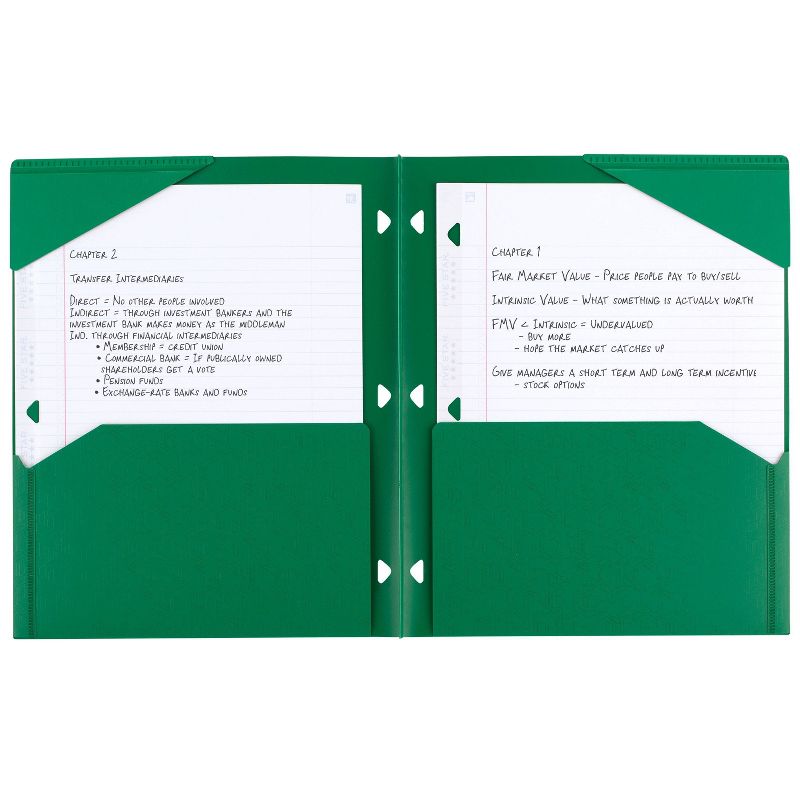 Five Star 2 Pocket Plastic Folder, 3 of 9