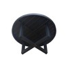 International Concepts Round Outdoor Coffee Table Black: Powder-Coated Aluminum, 38x38" - 2 of 4