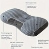 PDTEND 3D Knitted Cotton Cervical Pillow Set of 2 with Slow-Rebound Memory Foam, Breathable Washable Cover - 4 of 4