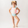 RuffleButts Baby/Toddler/Kid Girls UPF50+ Tie Shoulder One Piece - 3 of 4