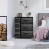 Sorbus Dresser with 7 Drawers - Storage Chest Organizer with Steel Frame, Wood Top, Handles, Fabric Bins - 2 of 4