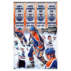 Trends International Wayne Gretzky - Banners Framed Wall Poster Prints - 1 of 4