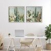 Stupell Industries Cactus Blooms Among Thorns 2pc Framed Giclee Art Set - 2 of 4