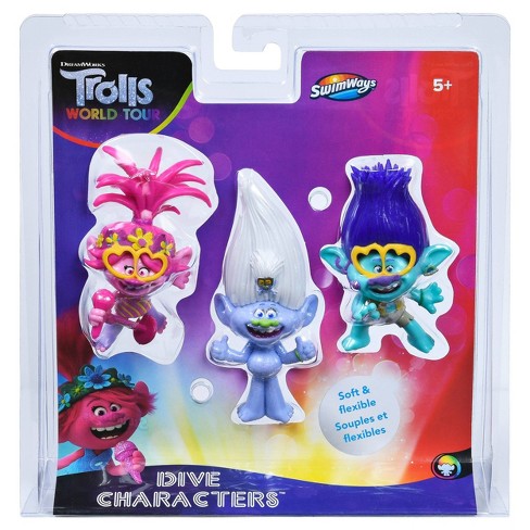 Dreamworks Trolls Dive Characters 3pk Target