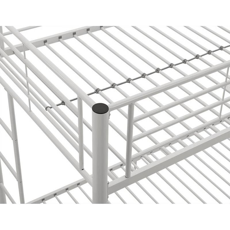 Twin Over Full Analise Metal Bunk Bed - Saracina Home, 4 of 8