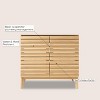 JONATHAN Y VAN1004 Calandre 20 in. W x 18 in. D x 33 in. H Thin Linear Slat Modern 2-Shelf Bath Vanity Cabinet Only (Sink Basin not Included) - 4 of 4
