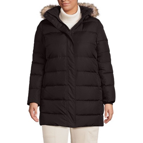 Lands End Women s Plus Size Max 600 Down Puffer Coat 1x Rich Brown Target