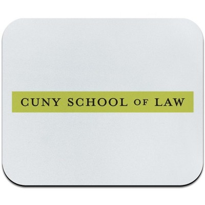 CUNY School of Law Secondary Logo Low Profile Thin Mouse Pad