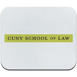 CUNY School of Law Secondary Logo Low Profile Thin Mouse Pad - 1 of 2