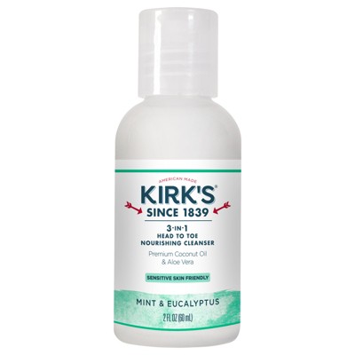 Kirk's Natural 3 in 1 Mint Eucalyptus Soap - 2 fz