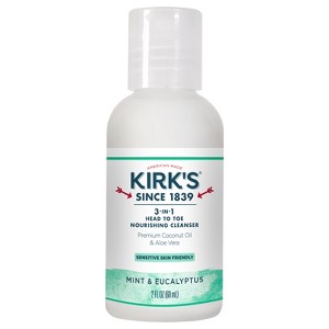 Kirk's Natural 3 in 1 Mint Eucalyptus Soap - 2 fz - 1 of 3