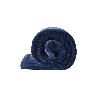King Navy Reversible HeiQ Smart Temperature Blanket