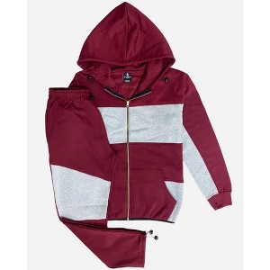 Men’s Stylish Fleece Fashion hoodie Jogging Suit with matching pant - 1 of 4