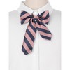 INSPIRE CHIC Women's Pre-tied Asymmetrical Bow Stripe Bow Tie - 4 of 4