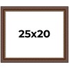 PosterPalooza | Traditional Brown Picture Frame - UV Acrylic, Backing Board, Hanging Hardware Included - 2 of 4