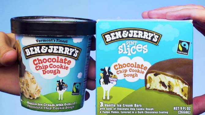 Ben & Jerry's Ice Cream Chocolate Chip Cookie Dough - 16oz, 2 of 12, play video