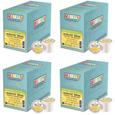 Yummy Coffee Medium Roast Coffee Pods in Compostable Single Serve Cups, 20 Count