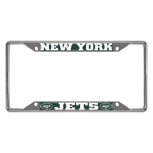 NFL New York Jets Stainless Steel License Plate Frame - 1 of 3