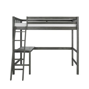Hillsdale FurnitureTwin Crosswinds Complete Kids' Loft Bed Wirebrush Gray - 1 of 4