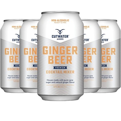 Cutwater Non-alcoholic Ginger Beer - 12oz Cans - 110 Calories Fat-free ...